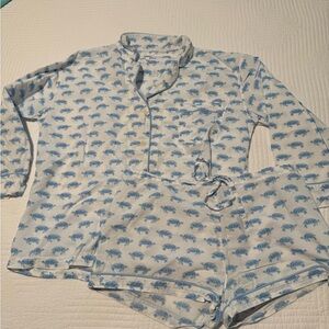 Marigot Blue Pajama Set
